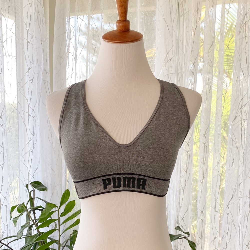 Puma - Grey Sports Bra